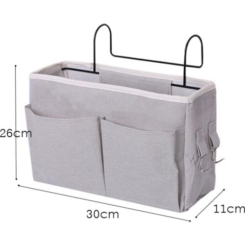 Large Capacity Fabric Storage Bag for Bed Hanging Organizer Dormitory Home Supplies