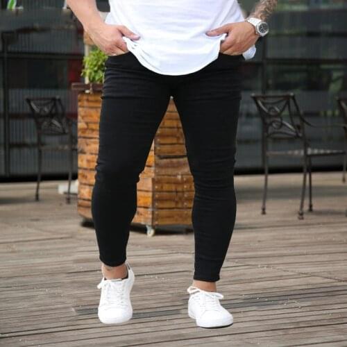 ZHANLINWU Men's Biker Jeans