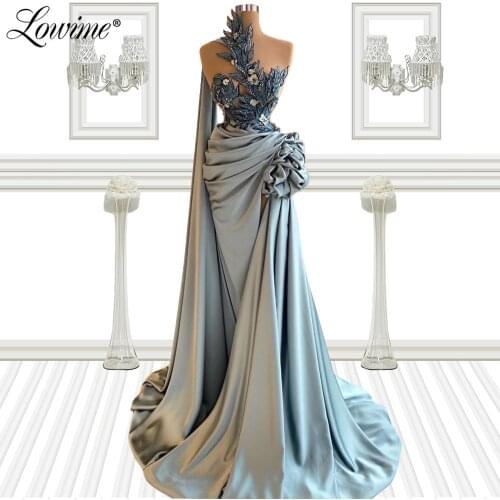 Couture Applique Beaded Mermaid Evening Dresses Arabic Party Gowns Dubai Turkish Dubai Middle East Women Formal Dress 2021 Robes