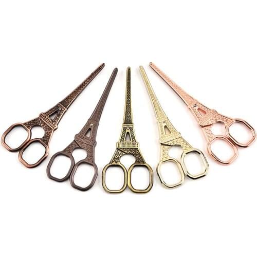 1Pcs 13.8CM Stainless Steel Tailor Scissors European Vintage Scissors Sewing Shears DIY Tools for Sewing and Needlework Cutter