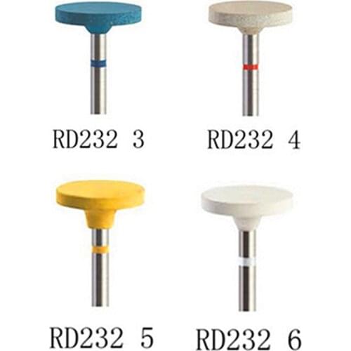 1Pcs Dental Lab Rubber Diamond Grinding Tips For Polishing Porcelain Crowns No Need To Reglaze or Resintering