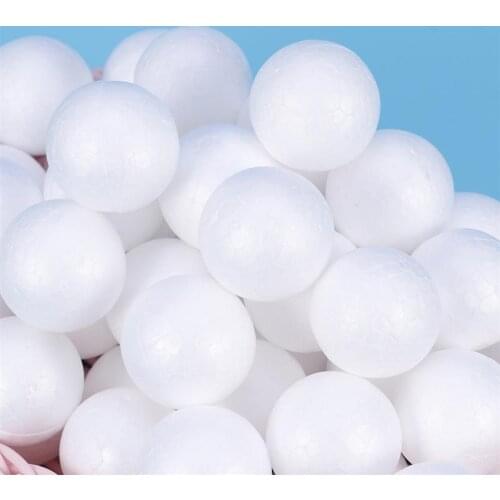 100/50 pcs Wedding Decoration Modeling Craft Solid Polystyrene Balls Round Spheres DIY Stuff DIY Raw Material Foam Process Ball