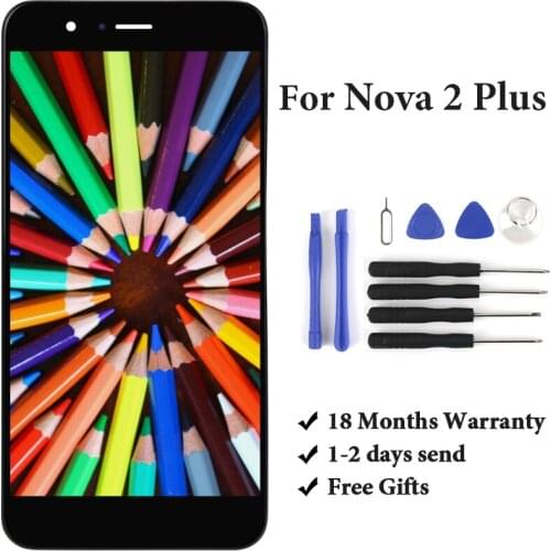100% test good quality For Nova 2 plus BAC-AL00 BAC-TL00 lcd display 5.5 inch for mobile phone assembly replacement