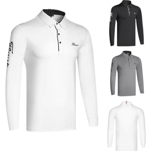 2021 Golf clothing mens outdoor leisure loose polo shirt golf sports quick drying top