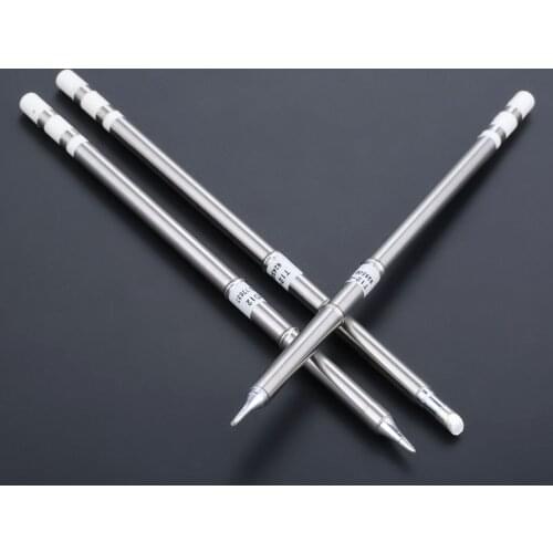 3pcs T12 Solder Iron Tip For HAKKO FX-950 FX-951 Soldering Rework Station T12-C4, 12-D12, T12-BC1 110V - 220V