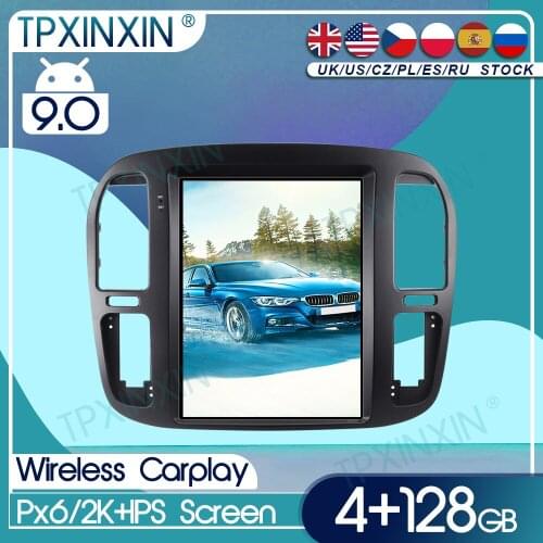 For Toyota Land Cruiser LC100 1998+ Android Car Stereo Car Radio with Screen Tesla Radio Player Car GPS Navigation Head Unit