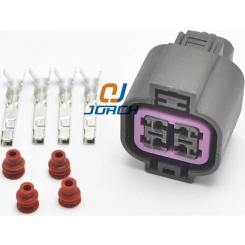 Free shipping 5sets 4pin automotive wire harness connector plug 2.2mm electric cable connectors