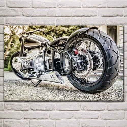 Cool r18 concept motorcycle rear view exterior vehicle artwork living room home decor wall art print fabric poster KP931