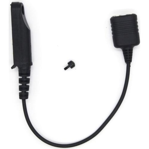 Adapter Cable Baofeng UV-9R Plus UV-XR Waterproof to 2 Pin Suitable for UV-5R UV-82 UV-S9 Walkie Talkie Headset Speaker Mic