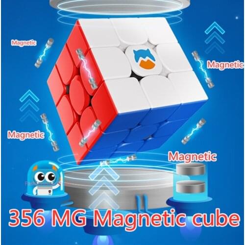 2020 New GAN 356 M MG Magnetic 3x3 Monstergo Puzzle Magic Cube 3x3x3 GAN 356 M G Magnet Professional Speed Cube 3x3 GAN Cubes