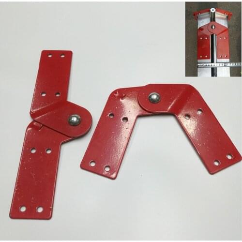 2pc professional straight ladder iron hinge folding aluminum herringbone ladder joint head connector ladder hardware accessories