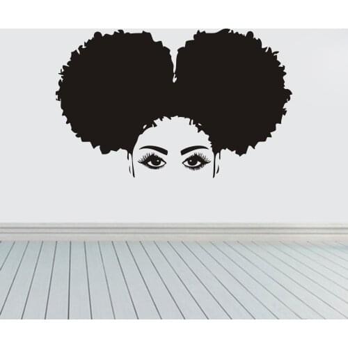 African Girl Wall Decal Sticker Quotes Home Decor Living Room Bedroom Decoration for Mural Art Decals Sexy Wall Decals B543