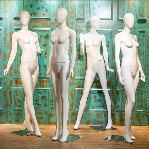 New Style Women Color Female Mannequin Gloss White Color Model Best Quality Hot Sale