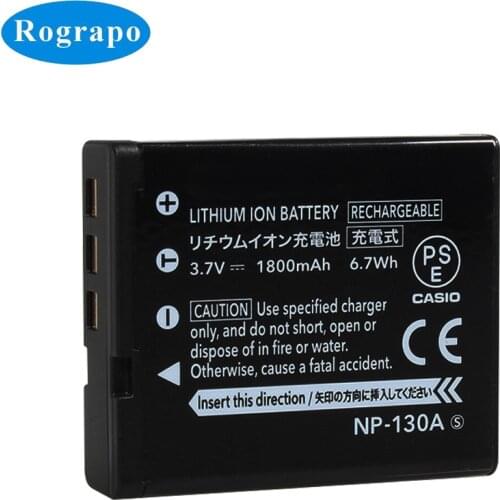 NP-130 NP-130A Battery for CASIO EX-ZR2000 ZR3200 ZR3500 ZR3600 ZR4000 ZR3700 ZR5100 ZR5500 ZR1500 ZR1600 ZR1700 ZR1800 Camera