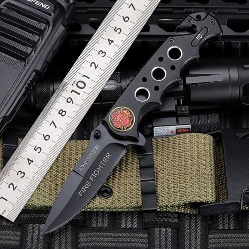 Portable Outdoor Folding Knife Camping High Hardness Tactical Sabre Portable Pocket Knifes