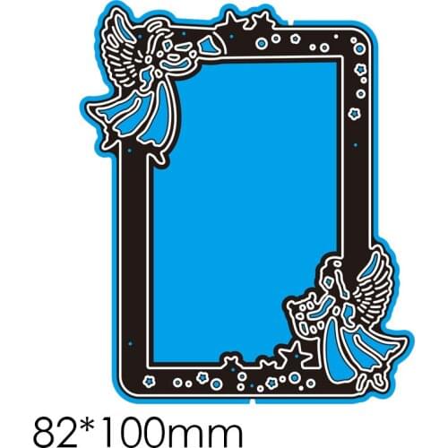 Cutting Dies Angel Greeting Card New Metal Stencils DIY Scrap Booking Paper Cards Making Decoration 82*100mm