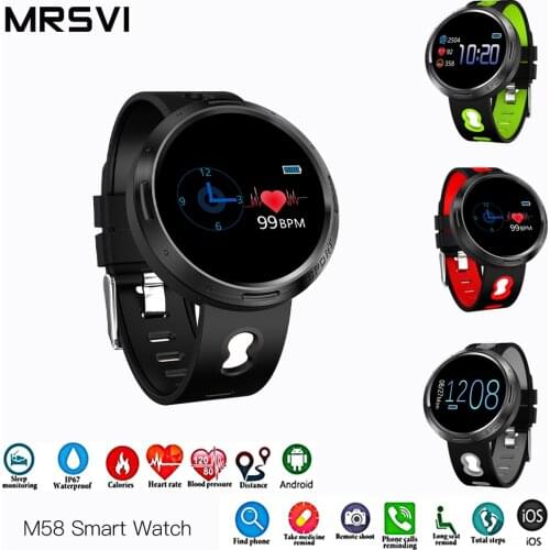 2019 New Original Global Version M58 Men Smart Watch Waterproof Pedometer Heart Rate Monitor Message Multi Women Sport Unisex