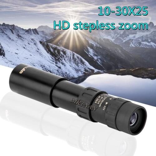 10-30x25 spotting telescope zoom telescope high quality outdoor travel spotting scope suitable for camping and hunting