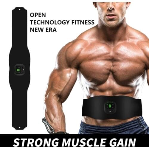 Abdominal Toning Belt Abdomen Vibration Body Slimming Belt EMS Trainer Electric Muscle Stimulator Fitness Massager Waist Support