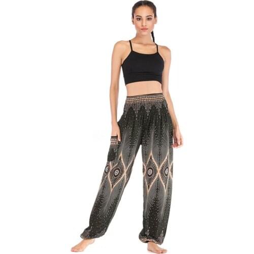 Vadim Wide Leg Pants 2020 Direct Selling Limited Elastic Waist Broadcloth Flat High Pants Women Free Shipping Prints Casual