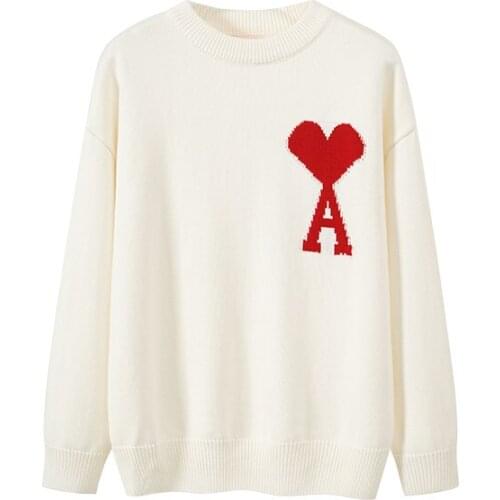 Winter womens sweaters comfortable unisex warm round neck simple loose couple 2020