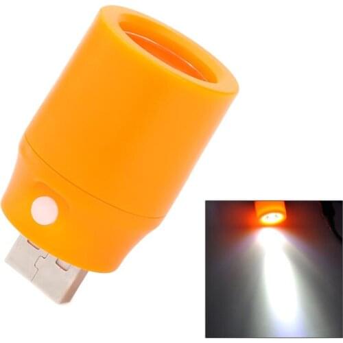1W 160lm USB Powered White Light LED Lamp Powerbank Light LED Torchlight USB Lamp w/ Switch Night Light Book Light