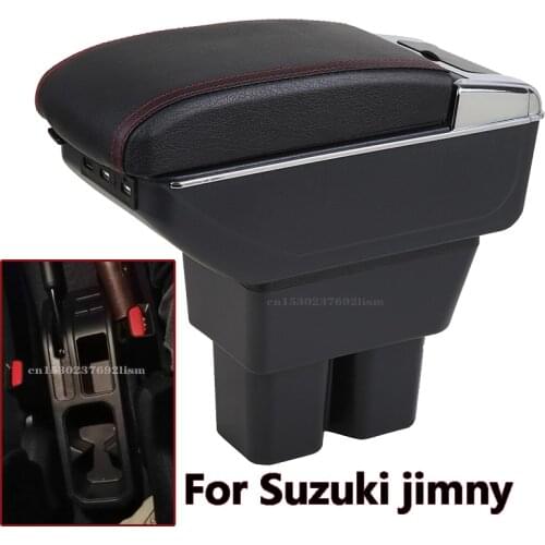 For Suzuki Jimny Armrest Jimny 2020 2019 2018 2017 JB74 Retrofit parts Car Armrest box Storage box car Interior accessories USB