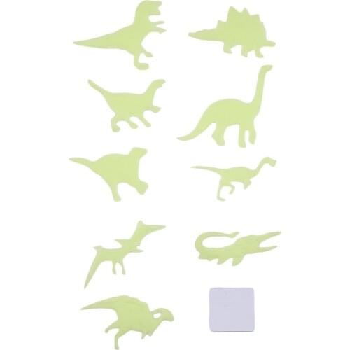 DIY Fluorescent Toys Glow In Dark Wall Ceiling Fridge Sticker Dinosaur Animal Pattern Children Bedroom Decoration Drop Shipping