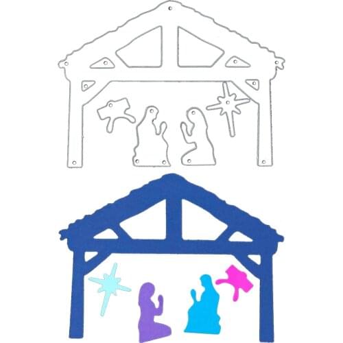 Julyarts Pray New Dies 2021 Stencils for Card Making Greeting Cutting Dies Carbon Steel Embossing Stencil Card Cutting Dies