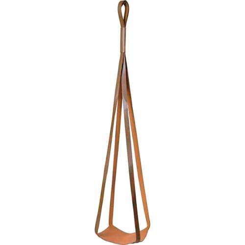 Leather Plant Hook Flower Pot Sling Planting Bracket Durable Modern 4 Legs Exquisite Gifts Home Decoration Hanging Planters
