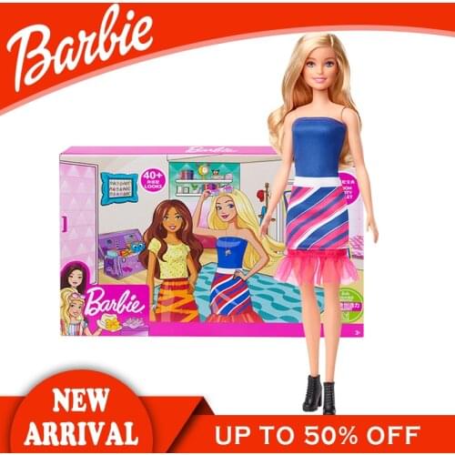 Barbie Doll Toys Fashion Elegant Gift Box Beautiful Clothes and Skirts Collocation 2020 New GFB82 Pretend Dolls Birthday Present