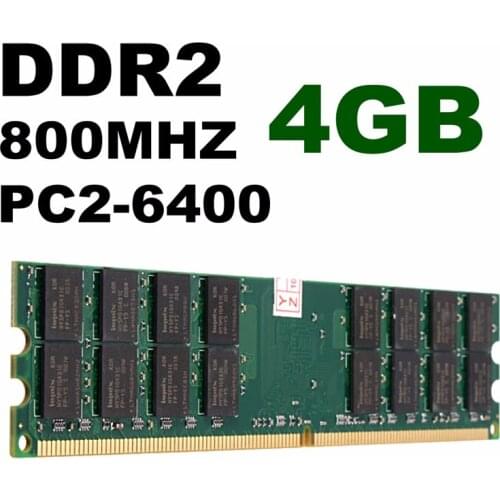 4GB DDR2 Memory RAM 800MHZ PC2-6400 240 Pins Desktop PC Memory For AMD Motherboard Hight Quality Memory Card For computer Laptop