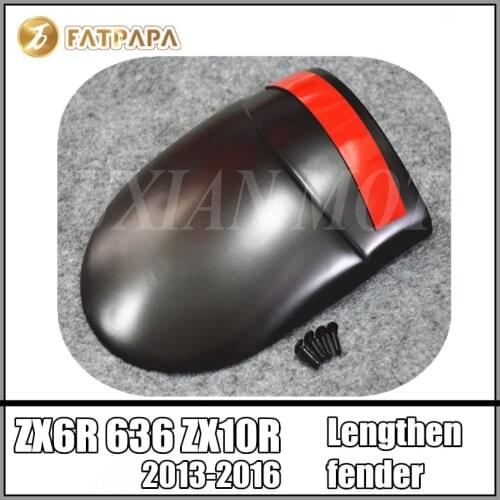Motorcycle front fender lengthened for KAWASAKI 636 ZX-6R ZX-10R ZX 6R 10R 2013-2016