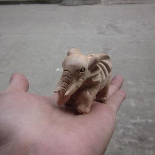 Simple sculpture, mini elephant ornaments(A343)