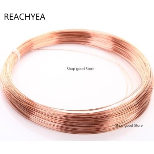 Fine Pure Copper Wire Diameter 5mm T2 Copper line Solid Copper Wire Conductive