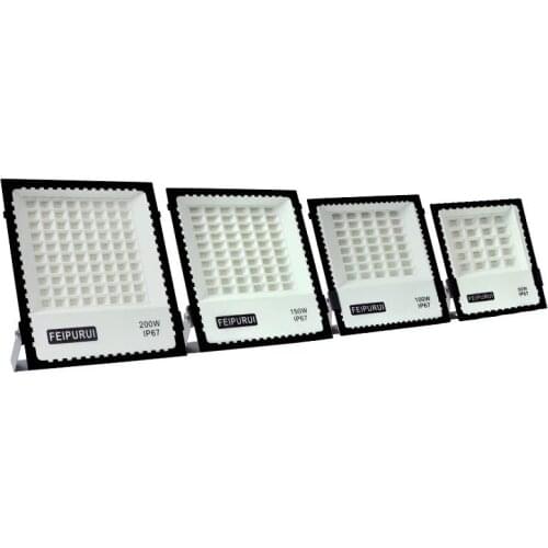 LED Flood Light 50/100/150/200W AC 85-265V Waterproof IP67 Spotlight Outdoor Lighting Garden Wall Light Garage Street Light