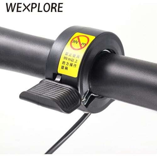 Wexplore ebike Thumb Throttle for Bafang Motor and Bike Controller e-bike Speed throttle E Bike Throttle Ebike Accessories