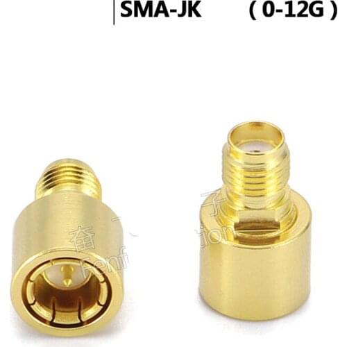 10pcs SMA Fast Plug Adapter Quick Connector SMA Male to SMA Female 12GHz 50ohm VSWR 1.2 Brass Gold Plated