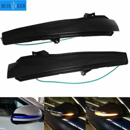 2Pieces For Mercedes Benz C Class W205 E W213 S W222 W217 Dynamic Turn Signal Blinker Sequential Side Mirror Indicator Light