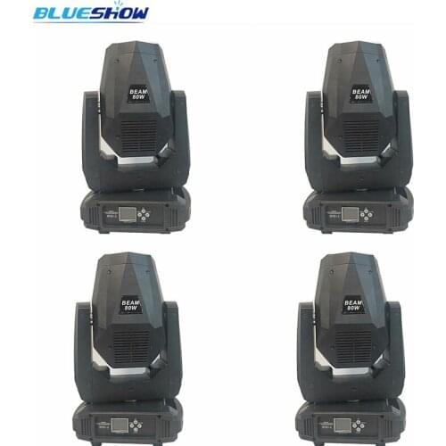 No tax custom, 4pcs/lot White LED 80W Mini Sharpy Beam Moving Head Light 80w Lyre LED White Gobo Stage Lights DMX Prism