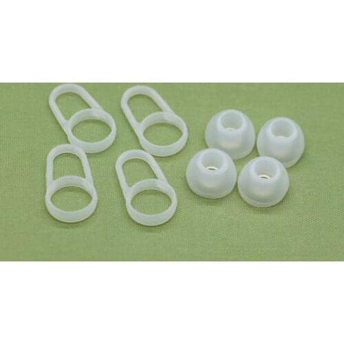 Promotions Silicone ear hooks plug buds tips earhook earplug eartips for QCY7 QCY8 In-Ear Headphone Universal earphone 8pcs/lot