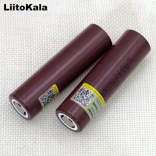 2 pcs Liitokala new battery 18650 HG2 3000mAh 3.7V lithium 18650 continuous discharge 20A dedicated electronic battery power