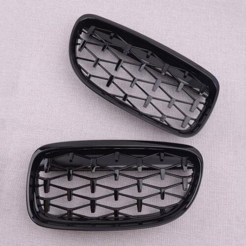 51137201969 51137201970 51137201967 51137201968 1 Pair Car Shiny Black Diamond Meteor Style Grille Fit For BMW E90 LCI Facelift