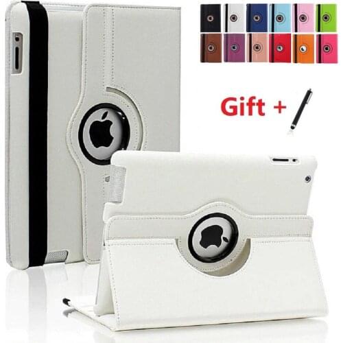 Cover Case For iPad mini 4/5 360 Degrees Rotating PU Leather Flip Magnetic Cover for ipad mini 7.9" tablet smart Sleep Wake Case