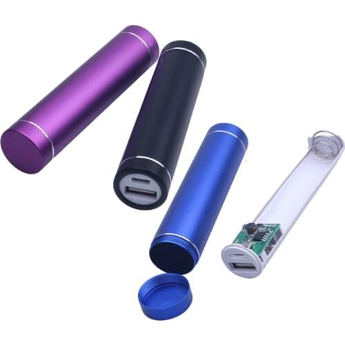 New DIY Metal Power Bank Kit Storage Case Box Suit 1X 18650 Battery 5V 1A USB External Charger For Phone MP3