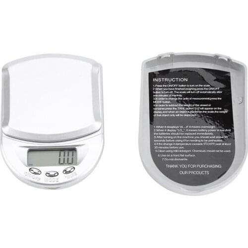 0.1g Mini Digital Scale LCD Backlight Portable Kitchen Scale Pocket Jewelry Electronic Scale 500g Capacity