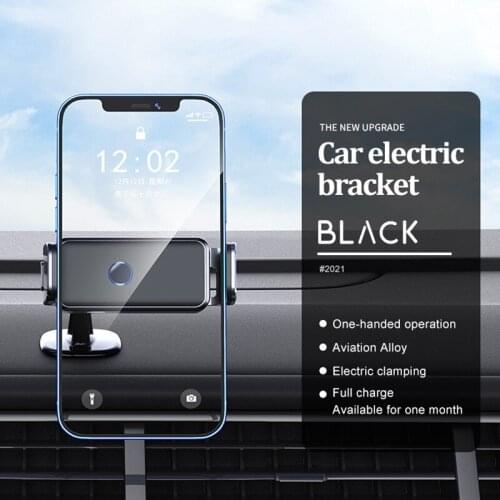 Electric Induction Mobile Phone Holder Car Mini Car Phone Holder Air Vent Stand for 4.7-7.2 Inch Mobilephone Auto Support Mount