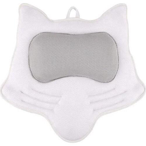 Bath Pillow Ergonomic Bathtub Cushion for Neck Head Shoulder with Air Mesh for Breathable Comfort Bathroom Supplies