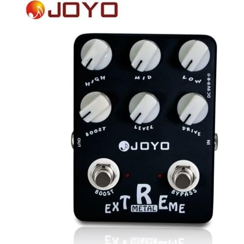 JOYO JF-17 Guitar Effect Pedal Extreme Metal Distortion Classic Flanger Amplifier Simulator