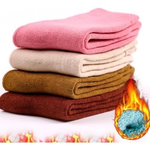 Hot Sale Women Snow Terry Socks Socks Seamless 5Pair/Set Winter Popular Thicken Sleeping Socks Warm Floor Socks